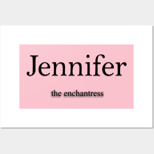 Jennifer Name meaning Posters and Art